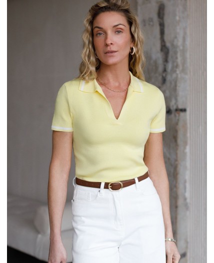 Джемпер женский лимонный