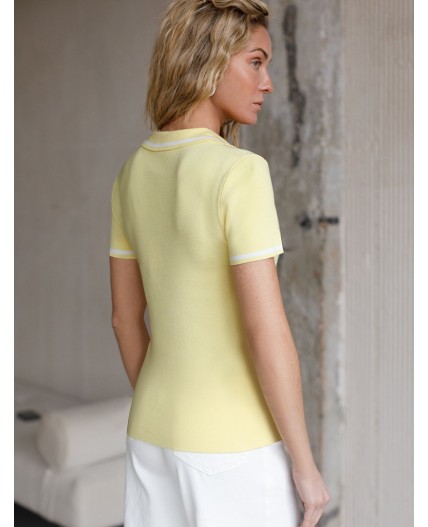 Джемпер женский лимонный