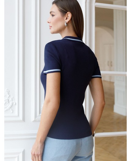 Джемпер женский темно-синий