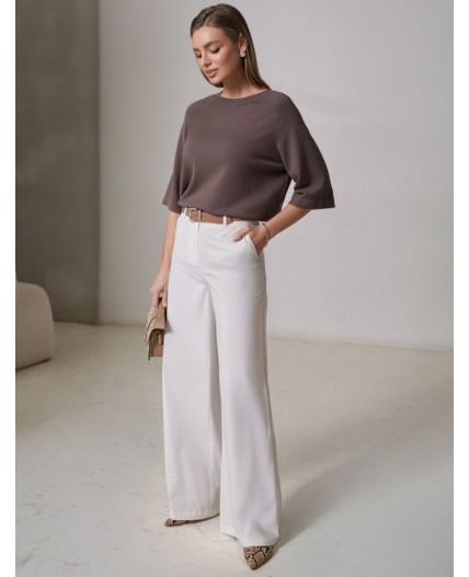 Джемпер женский кофейный