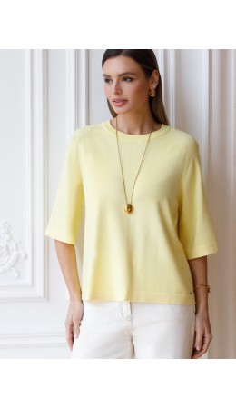 Джемпер женский лимонный