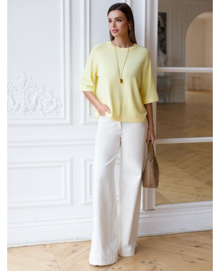 Джемпер женский лимонный