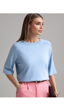 Джемпер женский светло-голубой