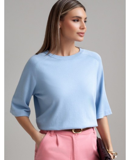 Джемпер женский светло-голубой