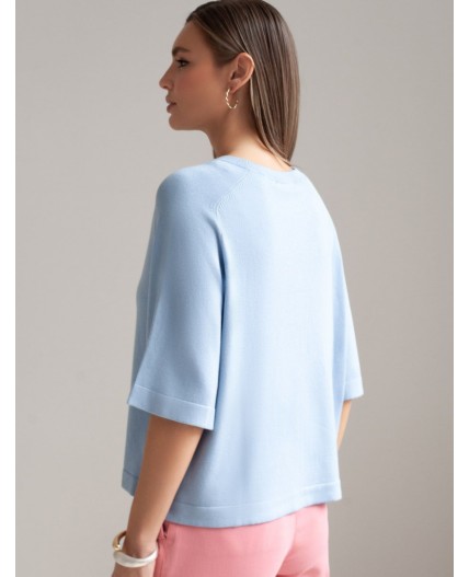 Джемпер женский светло-голубой