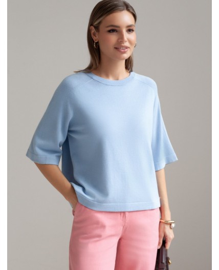 Джемпер женский светло-голубой