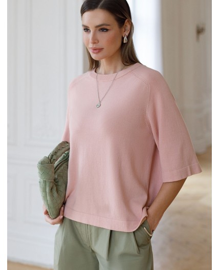 Джемпер женский светло-розовый