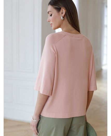 Джемпер женский светло-розовый