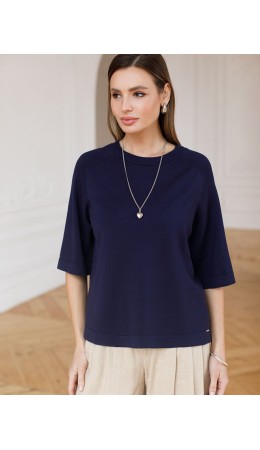 Джемпер женский темно-синий