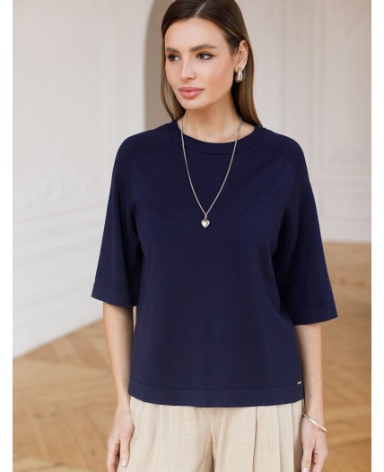 Джемпер женский темно-синий