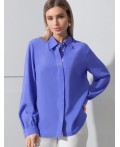 Блузка женская ярко-голубой