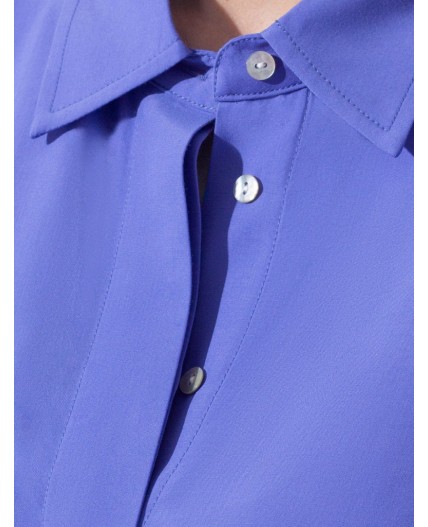 Блузка женская ярко-голубой