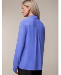 Блузка женская ярко-голубой