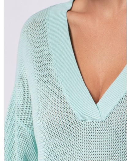 Джемпер женский аквамарин