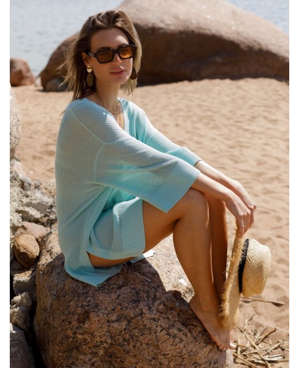 Джемпер женский аквамарин