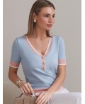 Джемпер женский светло-голубой