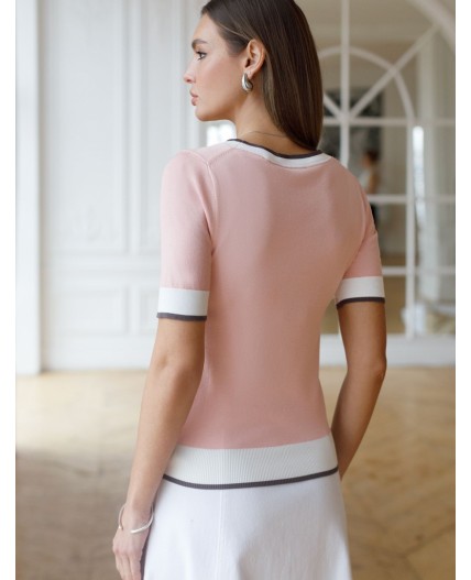 Джемпер женский светло-розовый