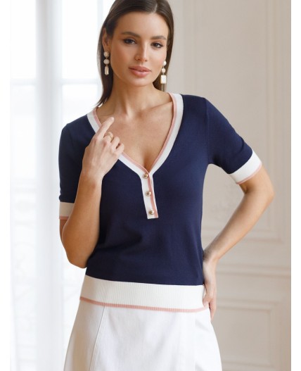 Джемпер женский темно-синий