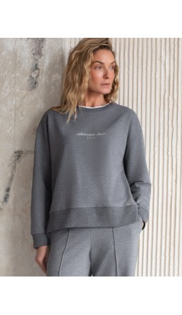 Джемпер женский т.серый меланж_athleisure mood