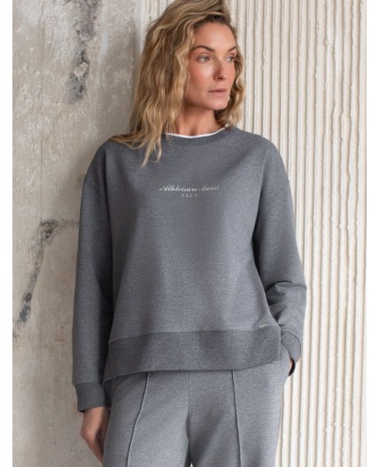 Джемпер женский т.серый меланж_athleisure mood