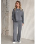 Джемпер женский т.серый меланж_athleisure mood