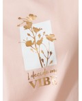 Футболка женская пудра_vibe