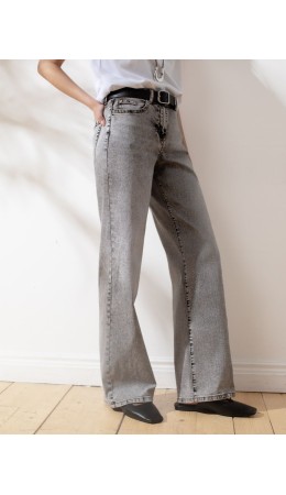 Джинсы женские серый
