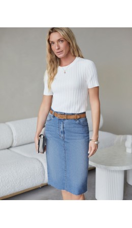 Юбка женская синий