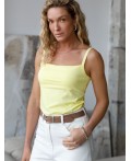 Топ женский лимонный
