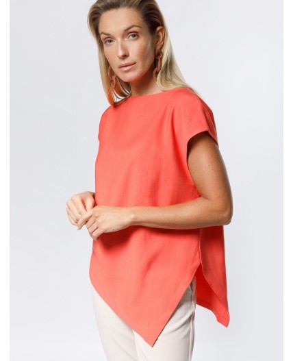 Топ женский коралловый