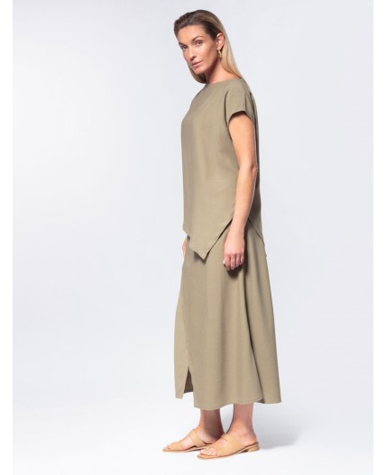 Топ женский св.оливковый