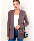 Жакет женский кофейный