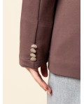 Жакет женский кофейный