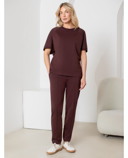 Футболка женская коричневый