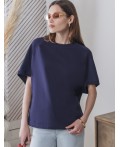 Футболка женская т.синий