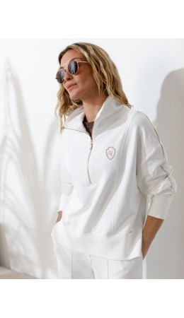 Джемпер женский белый_vilatte