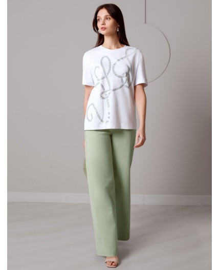 Футболка женская белый_vilatte