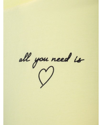 Футболка женская лимонный_love