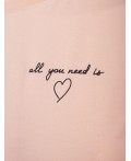 Футболка женская пудра_love