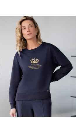 Джемпер женский т.синий_queen