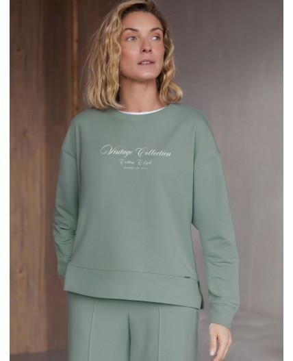 Джемпер женский св.оливковый_cotton club