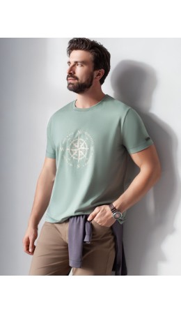 Футболка мужская св.оливковый_wander