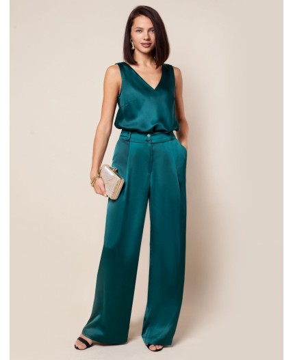 Топ женский зеленый