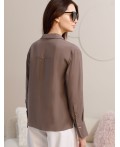 Блузка женская кофейный