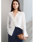 Блузка женская натуральный белый