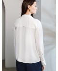 Блузка женская натуральный белый