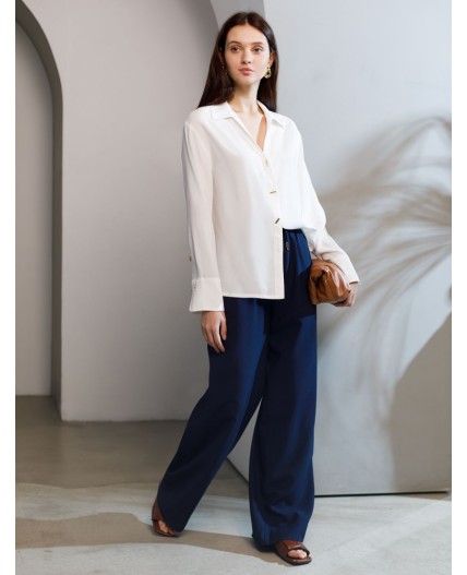 Блузка женская натуральный белый