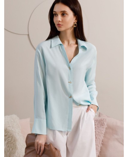 Блузка женская светло-лазурный