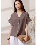 Блузка женская кофейный