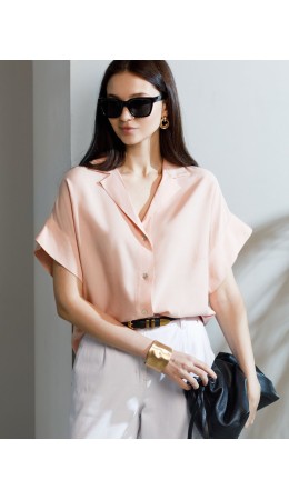 Блузка женская пудровый